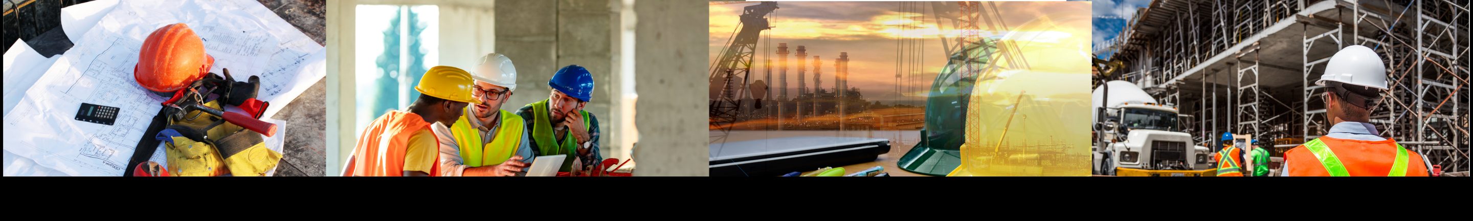 Construction sites and operatives at work